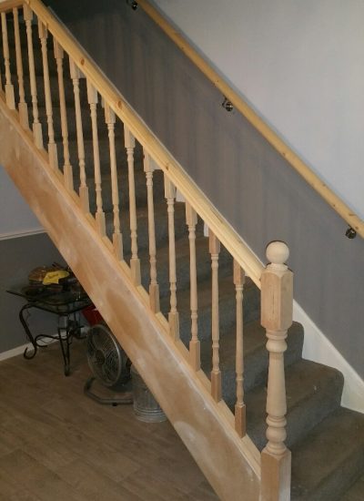 Banister and staircase - Wolf and Brown Ltd